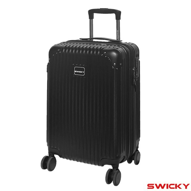 【SWICKY】20吋都市經典系列登機箱/行李箱(黑)