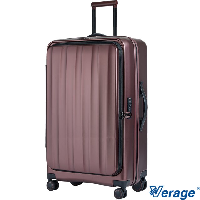【Verage維麗杰 】 30吋前開式格林威治系列行李箱/旅行箱(紅)