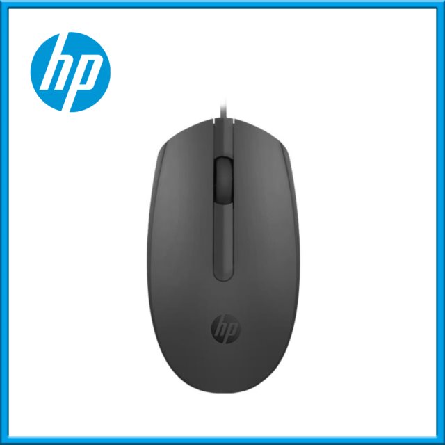 【HP 惠普】 M10 USB光學有線滑鼠 (6CB80PA)|黑色