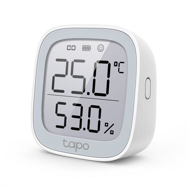 【TP-Link】Tapo T315 智慧溫濕度感測器 (智慧家庭/電子墨水螢幕/智慧連動/簡易安裝/Tapo APP)