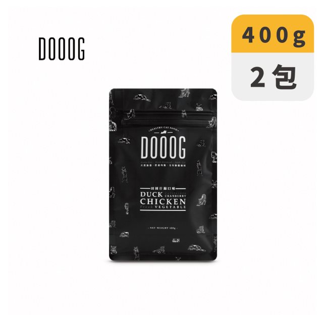 【DOOOG】無穀貓糧田園什錦-400g(2包組)
