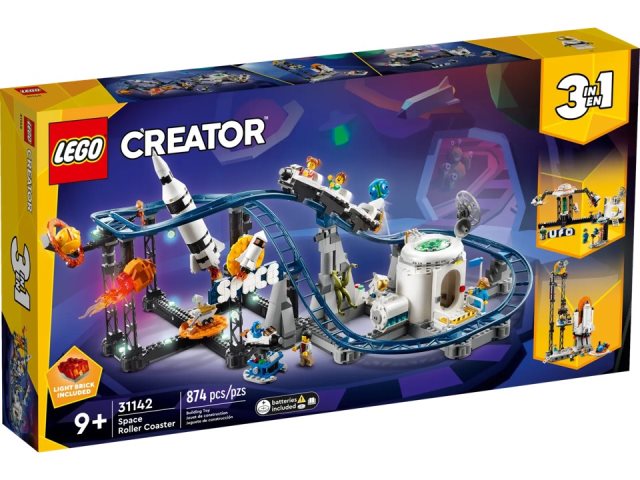 【LEGO 樂高】CREATOR 系列 31142 太空雲霄飛車