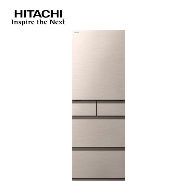 【HITACHI日立】 475公升日本原裝變頻五門冰箱RHS49NJ 星燦金(CNX)-日本製造