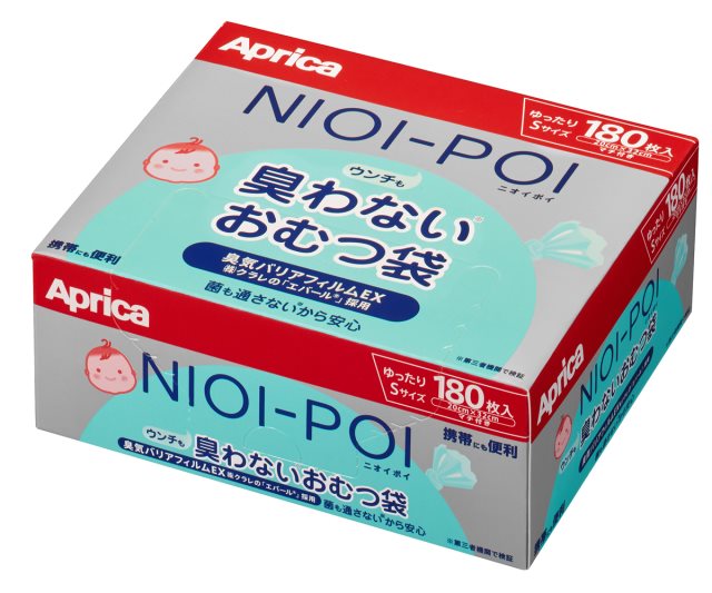【Aprica】新型外出尿布處理袋180入