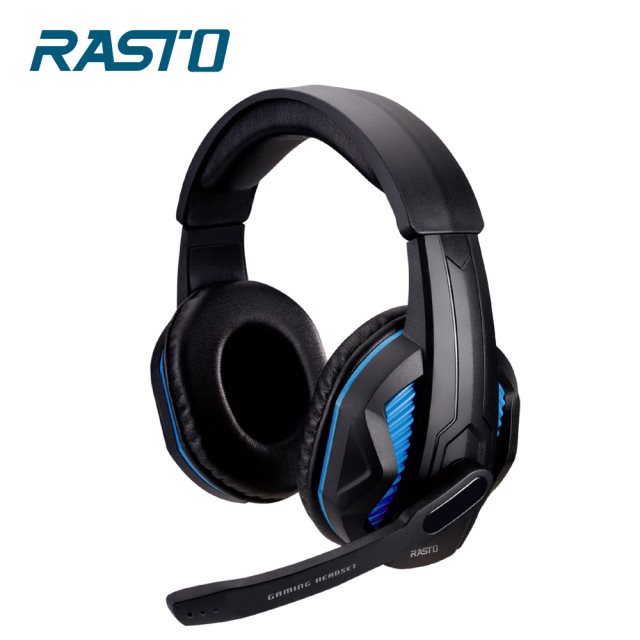 十二月聖誕活動【RASTO】RS36 王者電競頭戴耳麥 贈轉接線