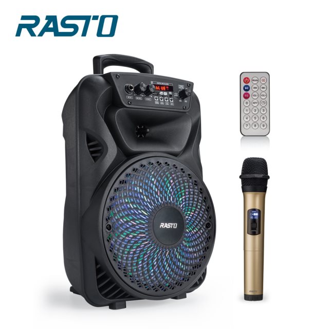 十二月聖誕活動【RASTO】RD6多功能藍牙音箱附無線麥克風