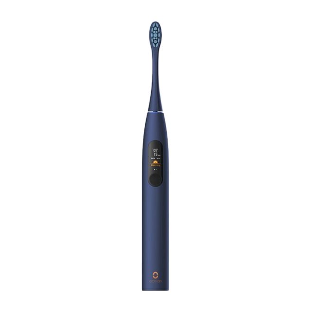 Oclean歐可林 X Pro 電動牙刷-星空藍 (智能降頻 APP觸控螢幕 智能音波 積分換刷頭 設計獎) [北都]