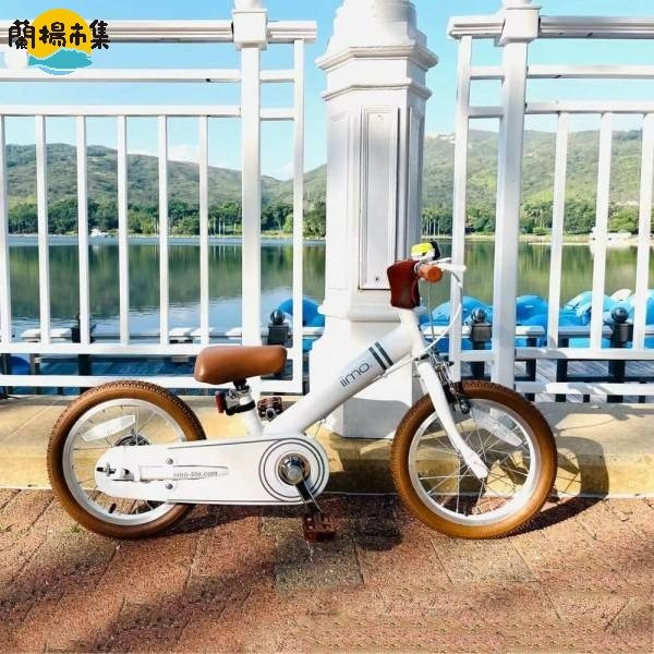 【親子良品】日本iimo_二合一平衡滑步/腳踏車14吋-時尚白