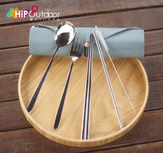 【歐客戶外】HIP Outdoor奢華精品環保餐具六件組