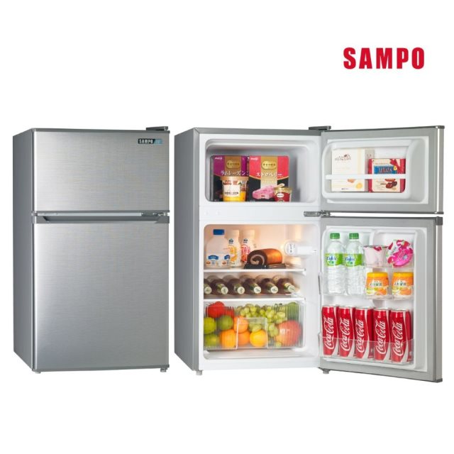 【聲寶 SAMPO】92公升一級定頻雙門冰箱(SR-C09G)