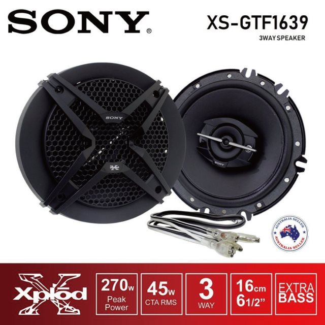 【旭益汽車】SONY 6.5吋 XS-GTF1639 三音路同軸喇叭