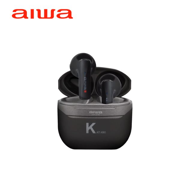 【AIWA】 真無線藍牙耳機 AT-X80K
