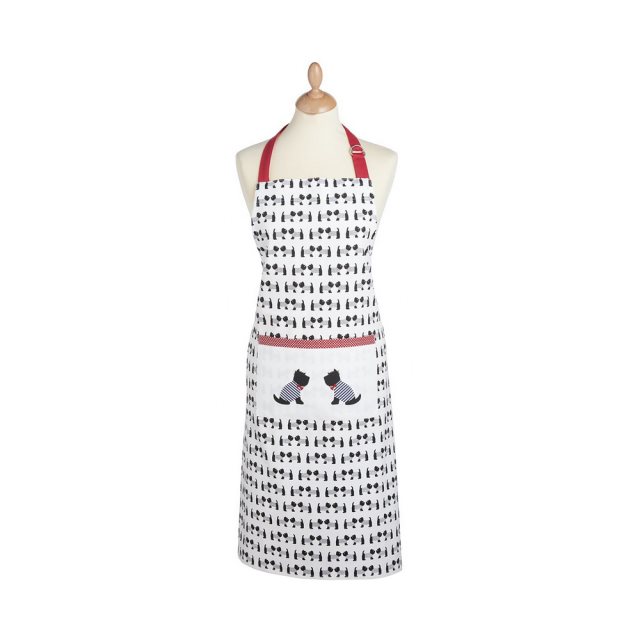 【KitchenCraft】平口單袋圍裙(蘇格蘭㹴)