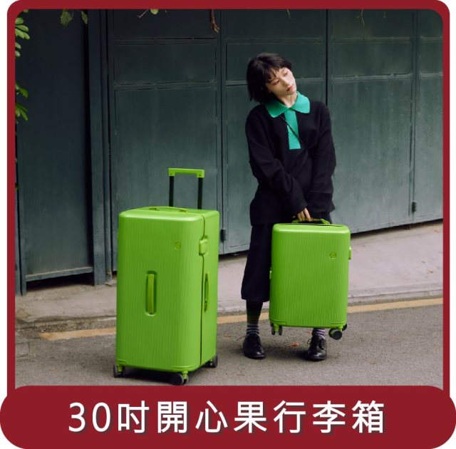 【ITO】桃苗選品—PISTACHIO 2 STRIPED 30寸 開心果行李箱登機托運抗菌