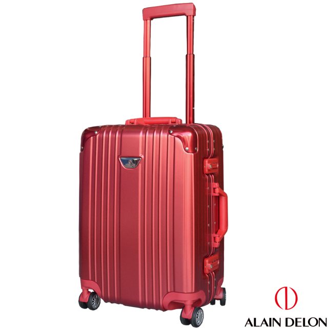 【ALAIN DELON】 亞蘭德倫 20吋流線雅仕系列登機箱 (紅)