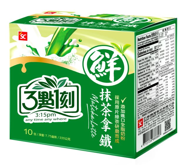 【3點1刻】抹茶拿鐵 (10入/盒) 2盒組#新春賀歲