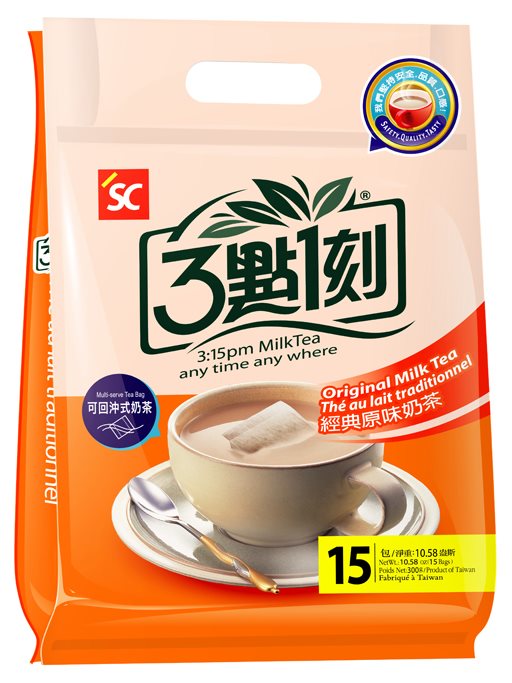 【3點1刻】經典原味奶茶 (15入/袋) 3袋組#新春賀歲