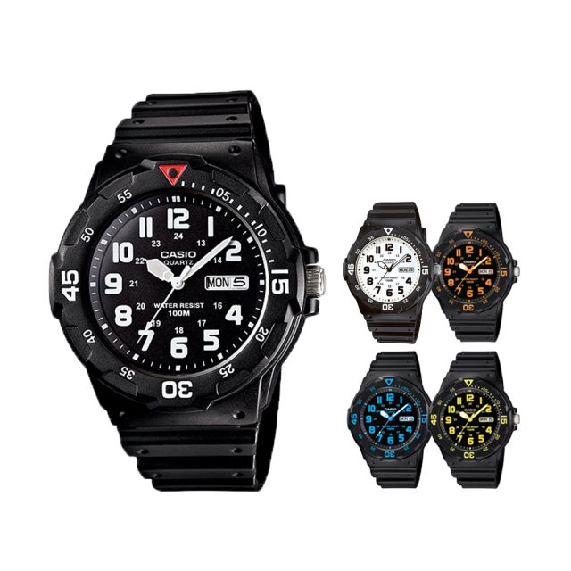 【CASIO 卡西歐】MRW-200H 時尚低調系列防水運動手錶