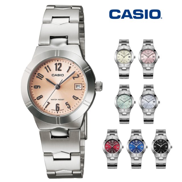 【CASIO 卡西歐】LTP-1241D 氣質小錶面日期顯示鐵帶錶
