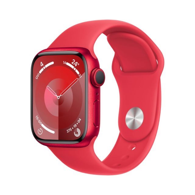 KOM電氣壓力鍋+Apple Watch S9 GPS 41mm 紅色鋁金屬錶殼/運動型錶帶 S/M、M/L MRXG3TA MRXH3TA 萬用微電腦電氣壓力鍋 尾牙新選擇 #春節出遊