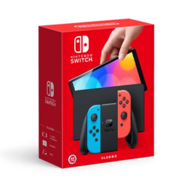 Nintendo Switch 主機 電光紅藍 (OLED版)