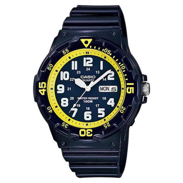 【CASIO 卡西歐】MRW-200HC-2B 時尚色彩系列防水運動手錶