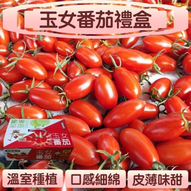 【不二果匠】單箱裝｜溫室玉女番茄4台斤(4小盒組)