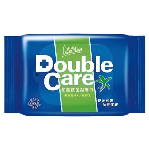 跨年慶【康乃馨】Double Care抗菌濕巾(20片x24包)/箱 #除舊佈新