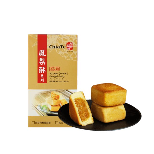 【佳德糕餅 】 原味鳳梨酥禮盒(6入)