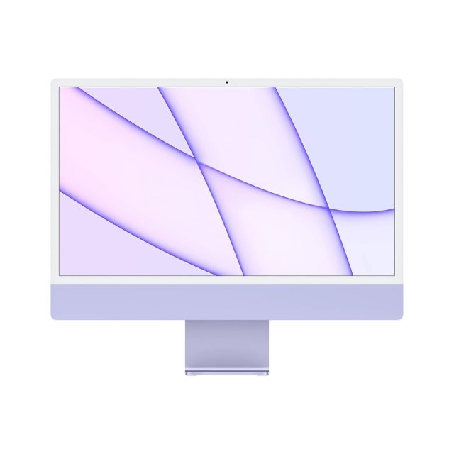 Apple iMac 24吋 M1 / 8CPU/ 8GPU / 8G / 512GB /4.5K Retina顯示器 Purple 紫色 現貨
