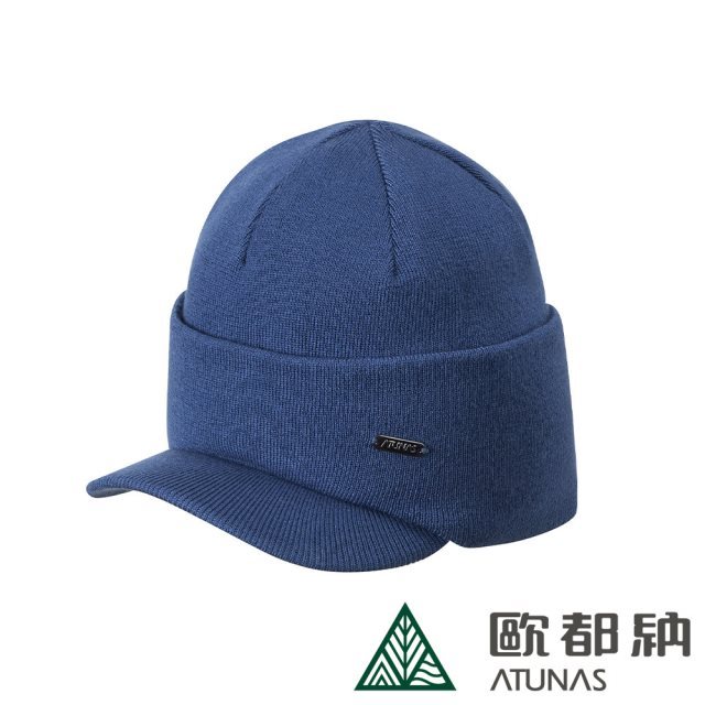 品牌週【ATUNAS 歐都納】SOLAR-FLEECE保暖帽 (A1AH2203N 靛藍/刷毛/親膚/抗風/輕量)