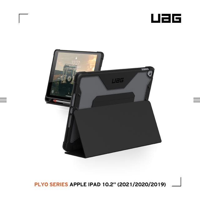 【北都員購】UAG iPad 10.2吋耐衝擊全透保護殻-黑 [北都]