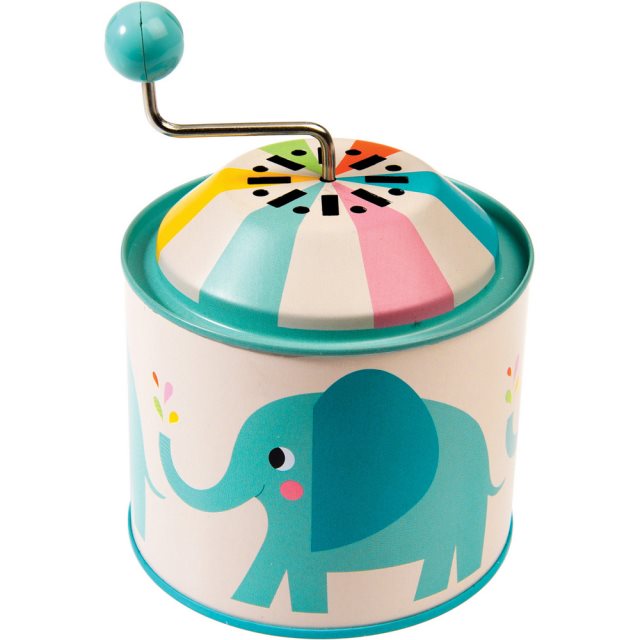 【Rex LONDON】手搖音樂盒(大象)  |  療癒小物 裝飾品 家飾