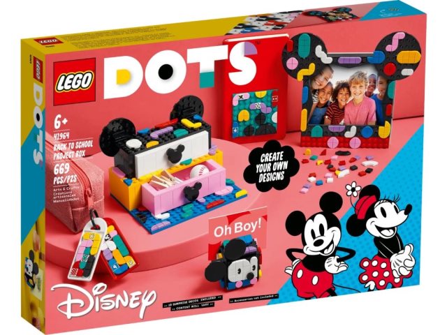 兒童節促銷活動【LEGO 樂高】DOTS系列 41964 開學專案盒-米奇與米妮