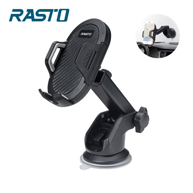【RASTO】 RN2 車用吸盤+出風口二合一手機支架
