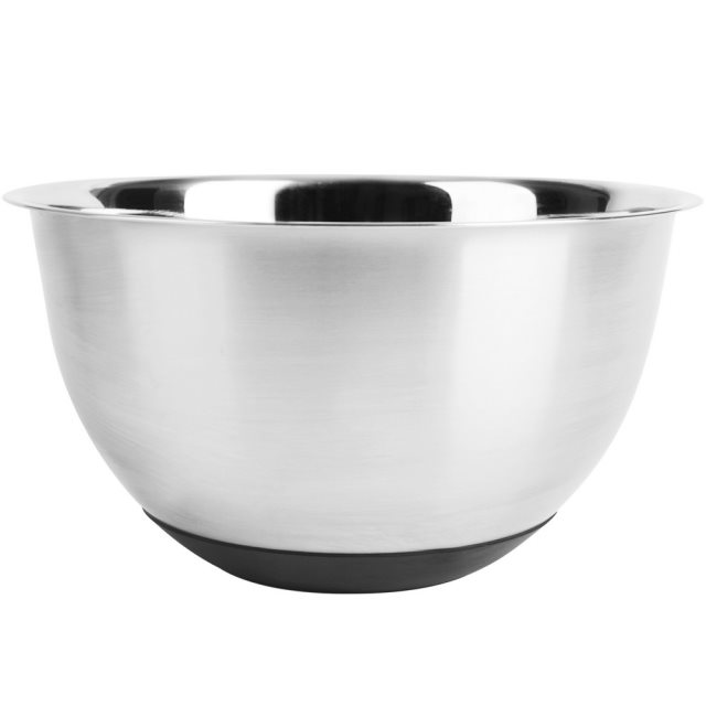 【EXCELSA】不鏽鋼止滑打蛋盆(2L)  |  不鏽鋼攪拌盆 料理盆 洗滌盆 備料盆