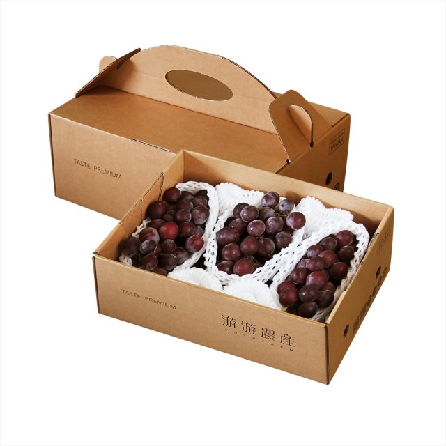 【游游農產】彰化溫室葡萄2.5台斤-簡約盒