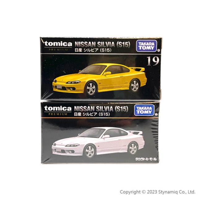 國都嚴選【TOMICA】限量 Premium #19 日產 Nissan Silvia (S15) 標準版/網路限定版 2件組