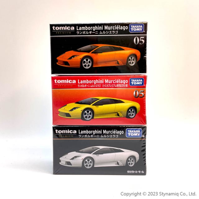 國都嚴選【TOMICA】限量 Premium #05 藍寶堅尼 Lamborghini Murciélago 標準版/初回版/網路限定版 3件組