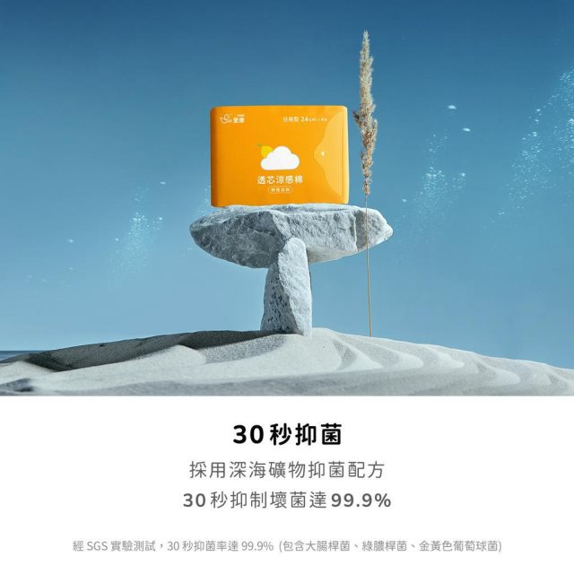【愛康】愛康 涼感衛生棉日用型-檸橙派對(24cm)單包