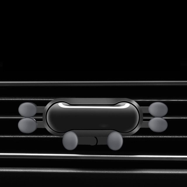 【Tacle】吸盤式六點支撐重力車用支架 手機支架-黑色