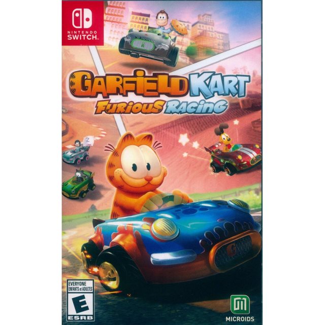 Nintendo Switch《加菲貓卡丁車：瘋狂競速 Garfield Kart: Furious Racing》英文美版