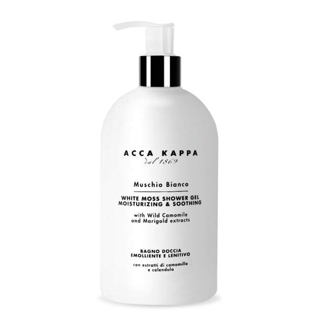 【Acca Kappa】白麝香保濕沐浴乳(500ml)-國際航空版