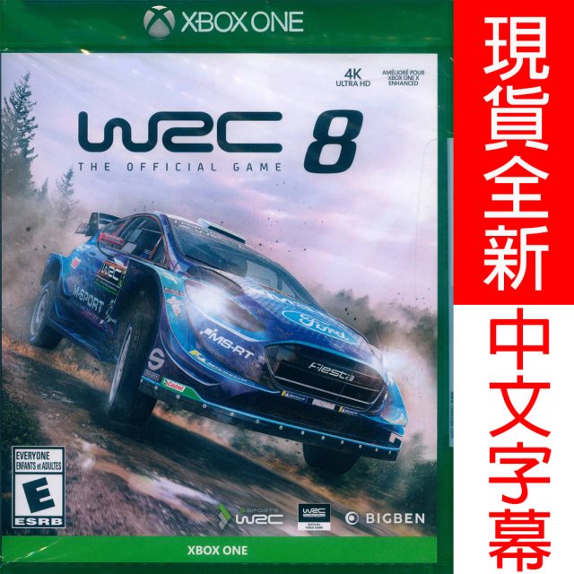 XBOX ONE《世界越野冠軍賽 8 WRC 8: FIA World Rally Championship》中英文美版