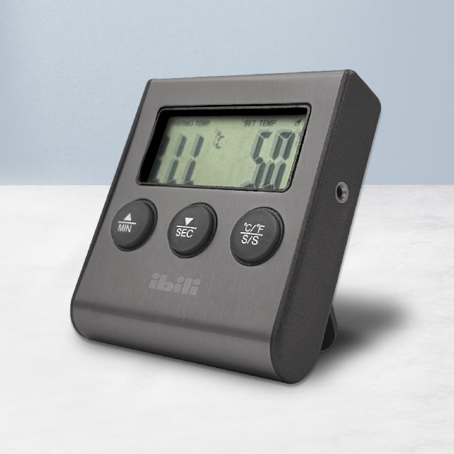 【ibili】電子探針計時溫度計 | 烘焙測溫 料理烹飪 電子測溫溫度計時計