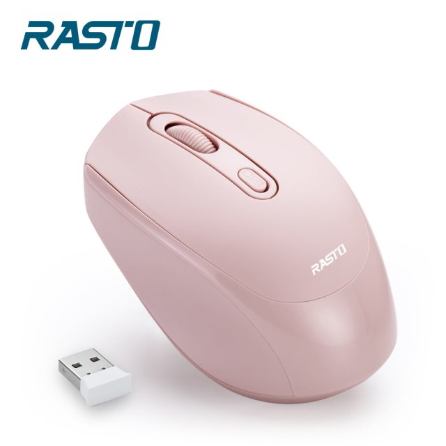 【RASTO】RM10 超靜音無線滑鼠-粉#年中慶