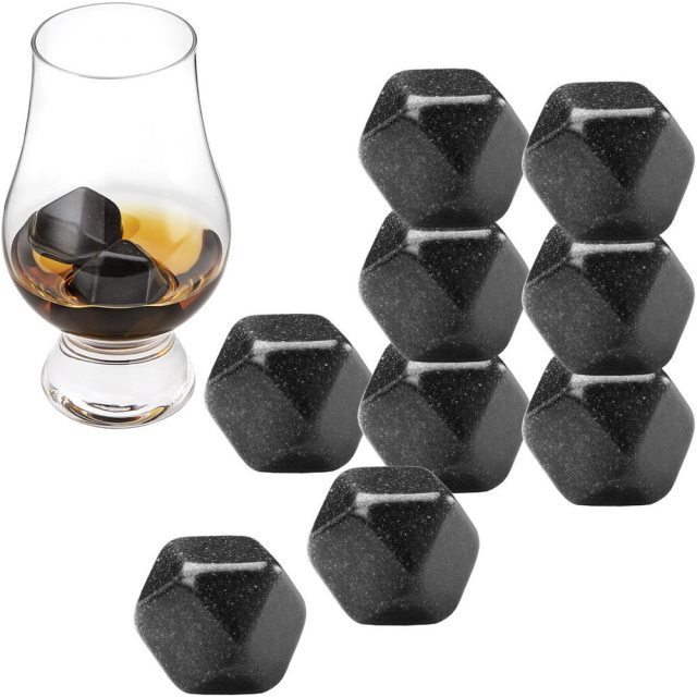 【Outset】威士忌冰石9入(黑)  |  飲料 冰塊 不稀釋不融化