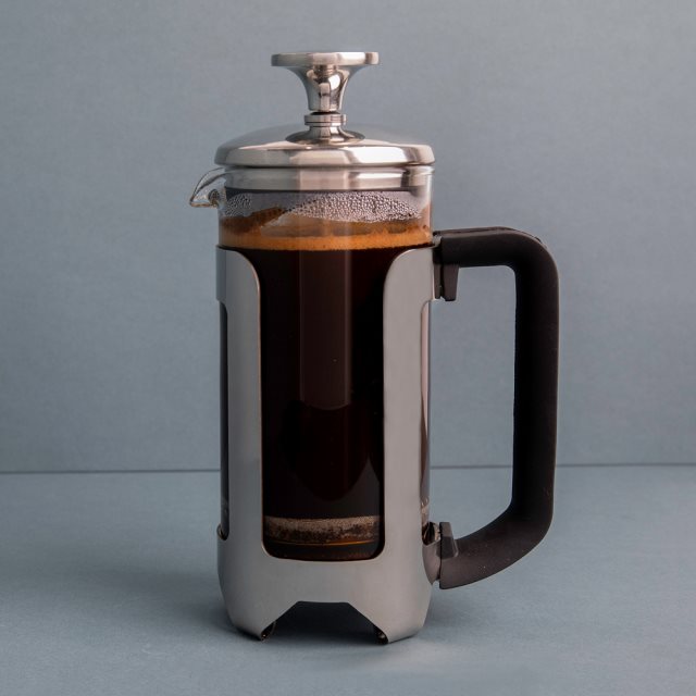 【La Cafetiere】法式濾壓壺(銀850ml)  |  泡茶器 冷泡壺 沖茶器 法壓壺 咖啡壺 奶泡杯