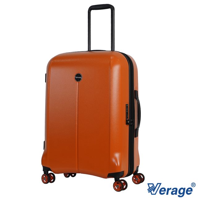 【Verage 維麗杰】24吋休士頓系列旅行箱/行李箱(橘)送1個後背包#年中慶
