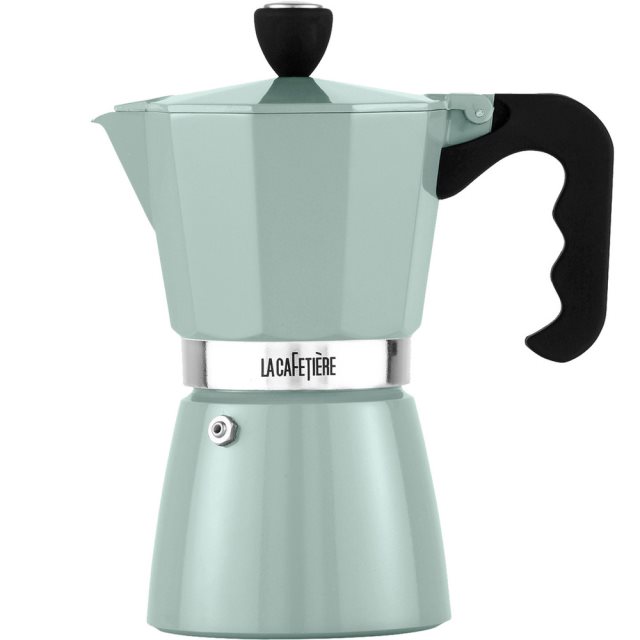 【La Cafetiere】義式摩卡壺(綠200ml)  |  濃縮咖啡 摩卡咖啡壺
